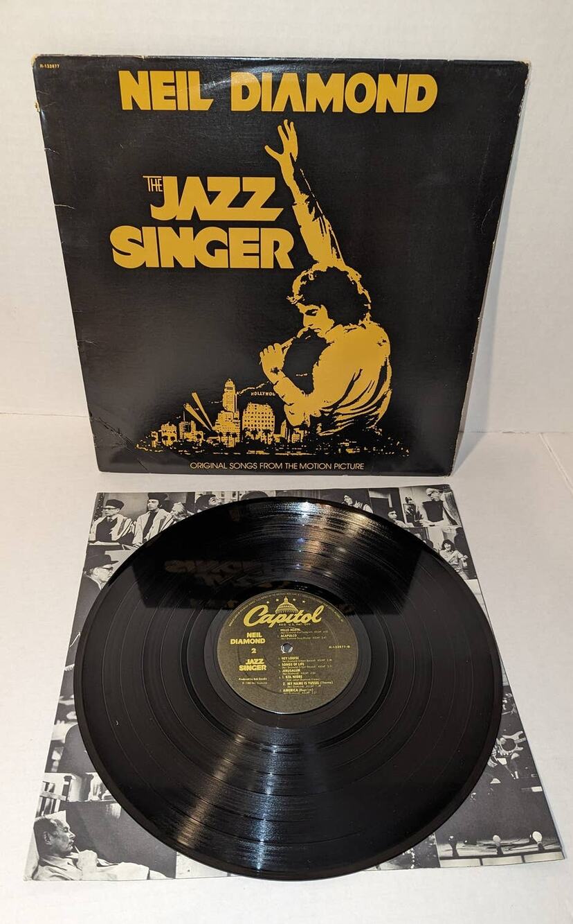 Vintage 1980 Neil Diamond The Jazz Singer Original Songs Motion Picture Capitol